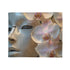 Robot Face Blooming with Orchids Plush Fleece Throw Blanket