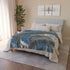 Sky Temple Rotating in Zero Gravity Plush Fleece Throw Blanket
