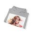 Navy Taylor Swift-inspired unisex hoodie, soft cotton, regular fit, music lover.