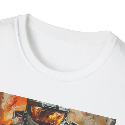 Charcoal Master Chief Spartan Strength T-Shirt Soft Features True Legend.