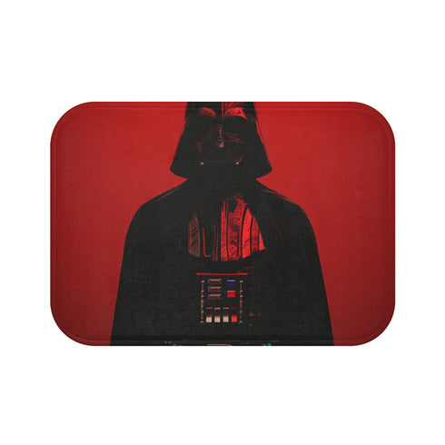 Dark Side Darth Vader bath mat, perfect for Star Wars fans.