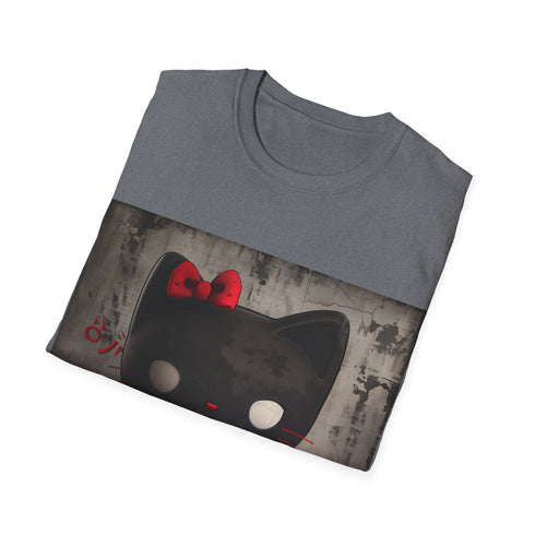Kuromi T-Shirt in Charcoal, Regular Fit, Crew Neck, Summer Pick