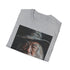 Enchanting Albus Dumbledore portrait tee in charcoal.