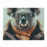 Kowala Hipster Jigsaw Puzzle with Stylish Glasses - Fun and trendy challenge