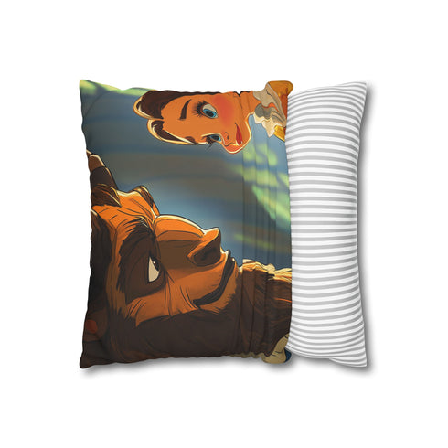 Beauty And Double-Sided Square Cushion Cover