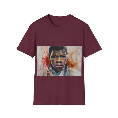 Star Wars Finn graphic tee in charcoal, regular fit.