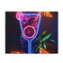 Neon Cocktail Jigsaw Puzzle - Add tropical vibes to your home decor with this vibrant and fun puzzle.