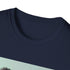 Charcoal cotton T-shirt with quirky koala sipping tea amidst book stack