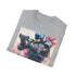 RoboCop graphic charcoal t-shirt with crew neck in small size.