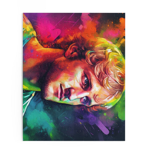 Logan Paul jigsaw puzzle with 120 pieces of iconic poses & settings.