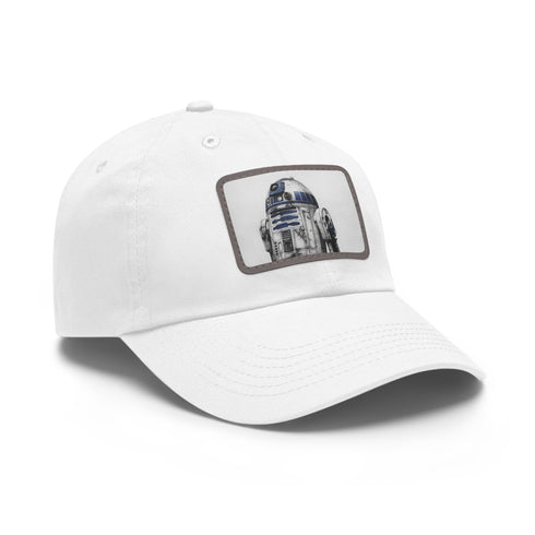 Galactic Droid Cap: R2D2 Edition - White rectangle hat patch.