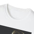 Charcoal crew neck T-shirt with vibrant David Bowie watercolor Ziggy Stardust design