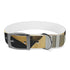 Chic Canine Couture Abstract Art Deco Dog Collar Medium Black Onyx
