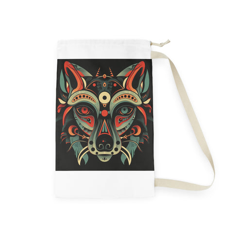 Stylish Tribal Animal Totem Laundry Bag for Organizing Laundry with Durable Material and Unique Design