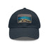 Great Barrier Reef coral design white baseball cap.