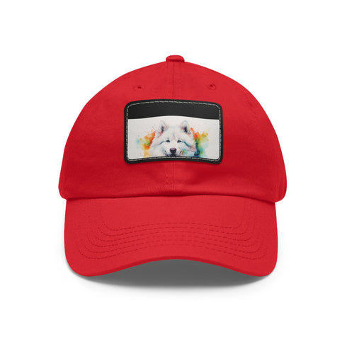 Watercolor Samoyed Charm Baseball Cap