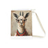Adorable llama Hipster laundry bag with trendy glasses design.