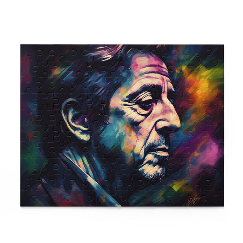 Al Pacino jigsaw puzzle with 120 pcs featuring a striking image.