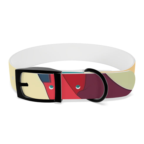 Retro Waves Dog Collar: Vibrant, Stylish and Fun!