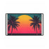 80s Retro Miami Neon Sunset — XL & XXL Desk Mat — Gaming & Workspace Desk Setup View