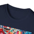 Charcoal crew neck T-shirt with vibrant Chiefs victory painting