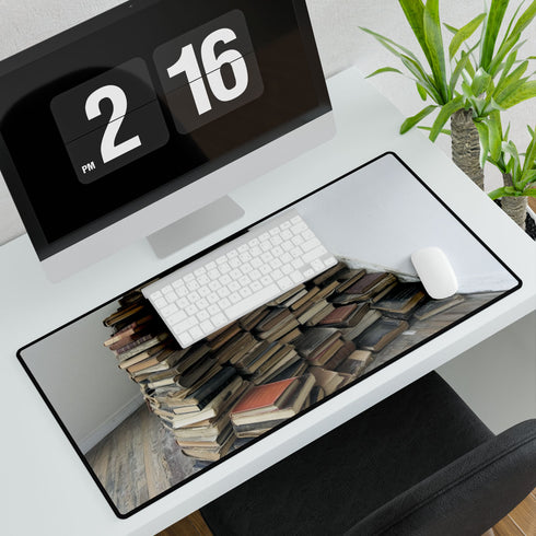 A Staircase Made of Old Books Gaming XXL Extended Desk Mat