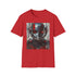 Charcoal cotton men's Ant-Man T-shirt with vibrant superhero portrait.