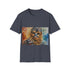 Chewbacca Watercolor T-Shirt: Charcoal Crew Neck, Mens/Womens Regular Fit