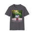Sanrio Safari Hello Kitty T-Shirt in Charcoal, S Size Cotton Crewneck