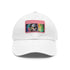 Kevin Hart neon watercolor cap with light brown rectangle patch.