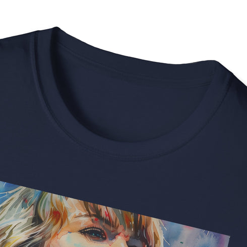 "Taylor Swift concert T-shirt, black, cotton summer tee, size 2XL"