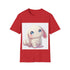Chubby Cinnamoroll Cartoon Tee in Charcoal, Regular Fit, Cotton T-Shirt