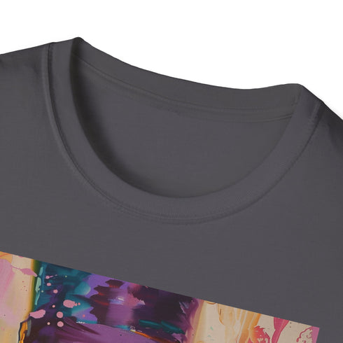 Timeless Willy Wonka portrait T-shirt in Charcoal, Small, regular fit.