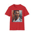 Charcoal DTG crew neck t-shirt with bold Cristiano Ronaldo watercolor design