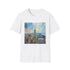 Empire State Building Watercolor T-shirt in Charcoal, size S.
