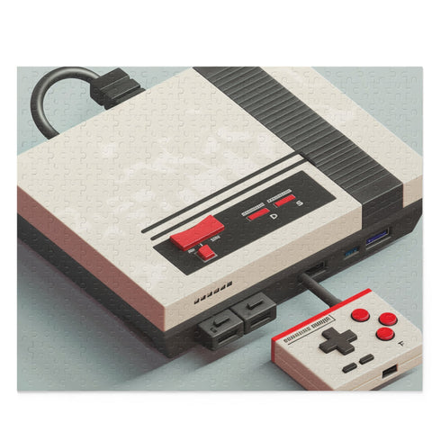 Pixel Console Gaming Puzzle