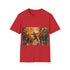 Rainbow Rhapsody Gene Kelly Tee Charcoal Cotton Men's Summer T-Shirt