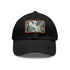 White cotton Congo Rainforest Dreams baseball cap with light brown patch.