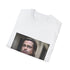 Charcoal cotton crew neck T-shirt with vibrant Brad Pitt DTG print