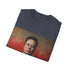 Charcoal cotton tee with Elon Musk graphic crew neck regular fit