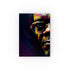 Jackson's Jive: A Neon Celebration journal - vibrant watercolor portrait, perfect for movie buffs and actors!