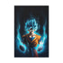 Super Saiyan Blue Goku canvas print with limitless power energy.