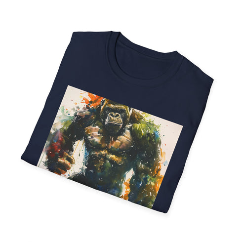 Charcoal King of the Skull Island Kong T-shirt with bold graphic design