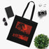 Forest Spirit Tote Bag in Black, Elegant Deer Silhouette Design