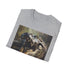 Silent Hunter Crocodile Painting Charcoal T-Shirt Organic Cotton Summer Fit