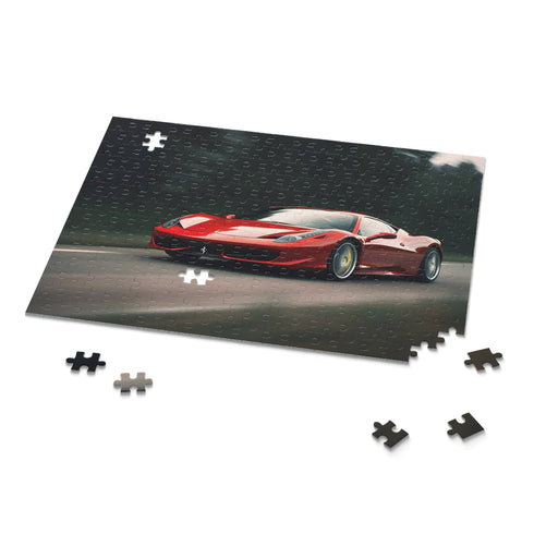 Ferrari Speed Demon Puzzle: 10" x 8" jigsaw challenge for car enthusiasts.