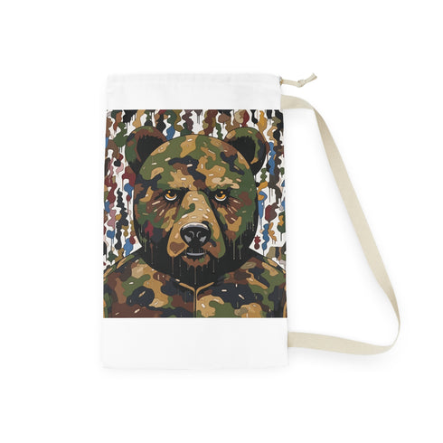 Bape Camo Laundry Bag - Stylish laundry organization inspired by Takeshi Murakami's iconic design