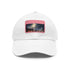 London Night baseball cap with white patch inspired by city skyline.