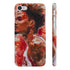 Vibrant watercolor basketball star phone case for iPhone 7 Plus.