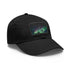 Northern Lights Glow Baseball Cap in White with Light Brown Patch